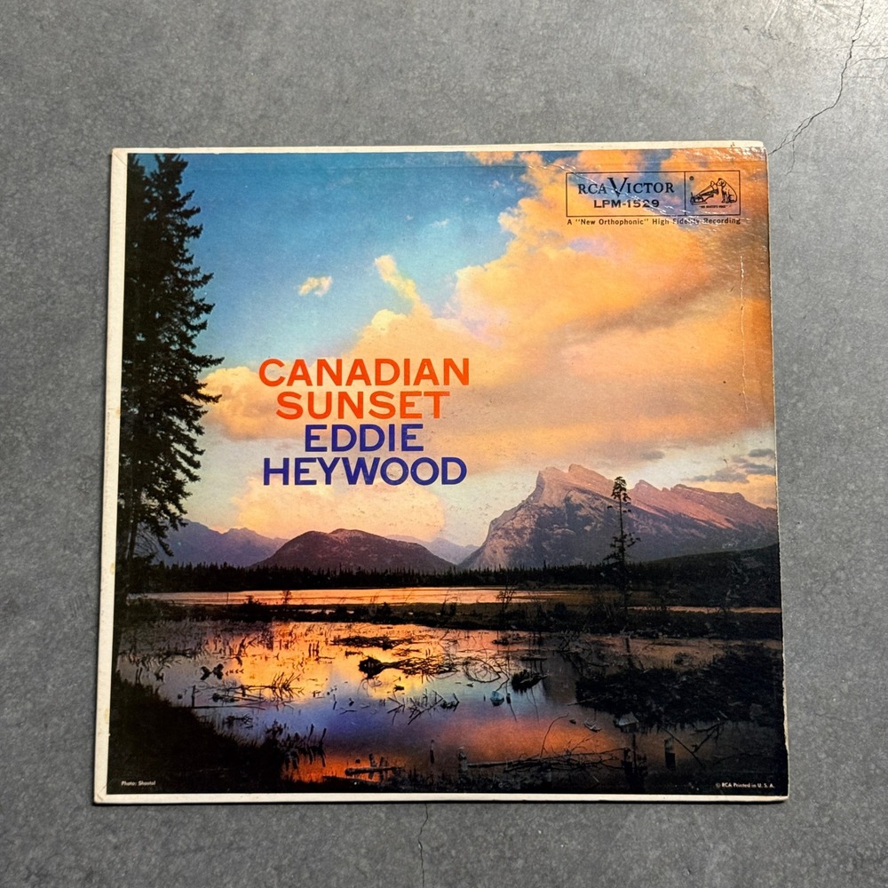 Eddie Heywood Canadian Sunset Vinyl LP RCA Victor LPM-1529 Jazz Piano Record